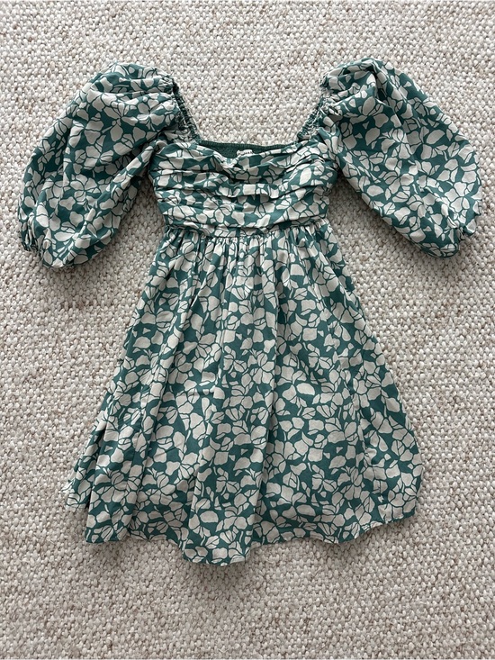 Abercrombie & Fitch Dresses & Skirts - Abercrombie & Fitch Teal and Cream Emerson Mini Dress